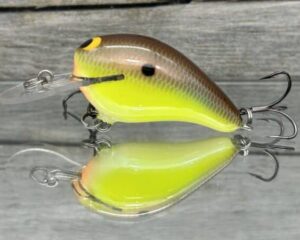 Black Label Balsa - Rumble MR - Custom Balsa Crankbait - River Bream Color