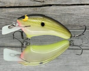 Black Label Balsa - Speedy - Hybrid Squarebill Crankbait - Bone Shad Color