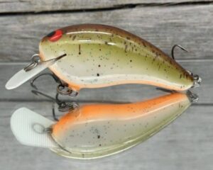 Black Label Balsa - Turbo - Custom Balsa Crankbait - Root Beer Color