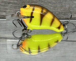 Black Label Balsa - Runt- Custom Balsa Crankbait - Spring Tiger Color