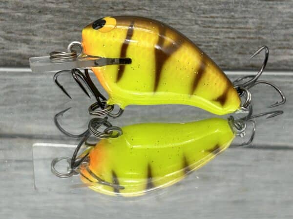 Black Label Balsa - Runt- Custom Balsa Crankbait - Spring Tiger