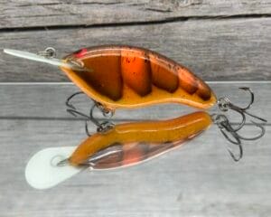 Black Label Balsa - The .38 - Balsa Crankbait - Fall Craw Color
