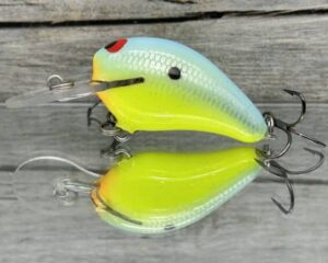 Black Label Balsa - Rumble MR - Custom Balsa Crankbait - Candy Dolphin Color