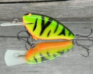 Black Label Balsa - Bacon MR - Balsa Crankbait - Fire Tiger Color