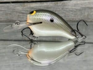 Black Label Balsa - Rumble MR - Custom Balsa Crankbait - Gizzard Shad Pearl Color