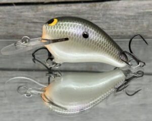 Black Label Balsa - Rumble MR - Custom Balsa Crankbait - Gizzard Shad Pearl Color