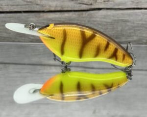 Black Label Balsa - The .38 - Balsa Crankbait - Spring Tiger Color