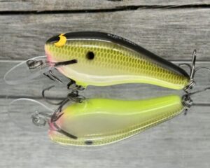 Black Label Balsa - K II SR - Custom Balsa Crankbait - Bone Shad Color