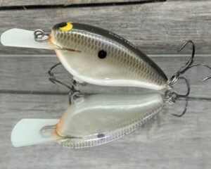 Black Label Balsa - Bacon MR - Balsa Crankbait - Gizzard Shad Pearl Color