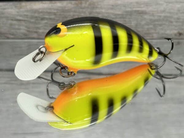 Black Label Balsa - Turbo - Custom Balsa Crankbait - Bandit Mistake Color -  Wood Bait Country