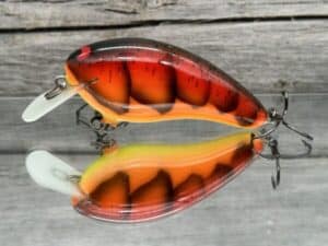 Black Label Balsa - Turbo - Custom Balsa Crankbait - 3 Alarm Craw Color