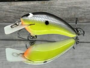 Black Label Balsa - Speedy - Hybrid Squarebill Crankbait - Chartreuse Magic Color