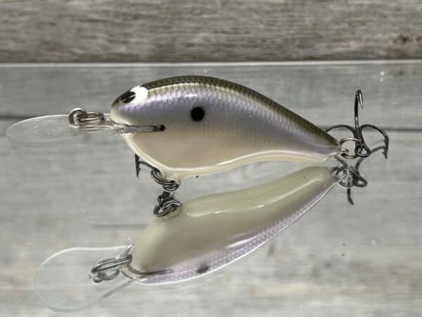 Black Label Balsa - Shiver 7 - Custom Balsa Crankbait - Bone Ozark Color -  Wood Bait Country