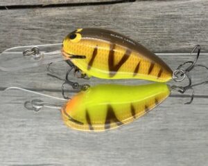 Black Label Balsa - Rock Hound - Custom Balsa Crankbait - Spring Tiger Color