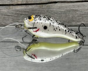 Black Label Balsa - K II - Custom Balsa Crankbait - Splatterback Color