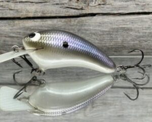 Black Label Balsa - Speedy - Hybrid Squarebill Crankbait - American Shad Color
