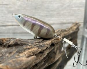 Black Label Balsa - Battle Toad - Custom Balsa Topwater Plopper - JB's Gill Color