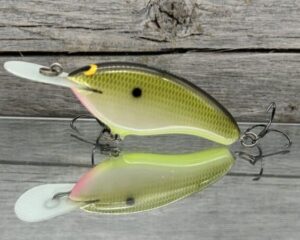 Black Label Balsa - The .38 - Balsa Crankbait - Bone Shad Color