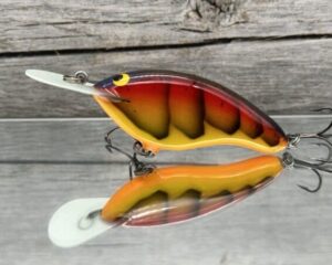 Black Label Balsa - The .38 - Balsa Crankbait - Spring Craw Color