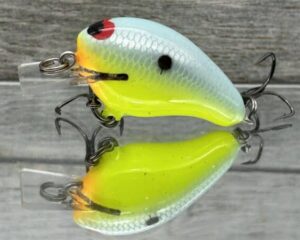 Black Label Balsa - Runt- Custom Balsa Crankbait - Candy Dolphin Color