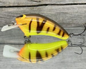 Black Label Balsa - Speedy - Hybrid Squarebill Crankbait - Spring Tiger Color