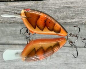 Black Label Balsa - Bacon MR - Balsa Crankbait - Fall Craw Color