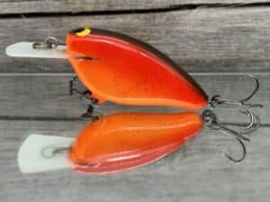 Black Label Balsa - Bacon MR - Balsa Crankbait - Hot Salsa Color