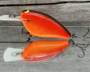 Black Label Balsa - Bacon MR - Balsa Crankbait - Hot Salsa Color