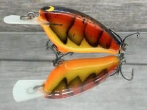 Black Label Balsa - Bacon MR - Balsa Crankbait - Spring Craw Color