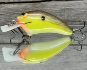 Black Label Balsa - Speedy - Hybrid Squarebill Crankbait - River Bream Color