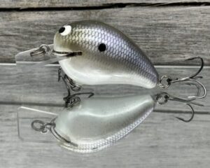 Black Label Balsa - Wreck Jr. - Custom Balsa Squarebill Crankbait - American Shad Color