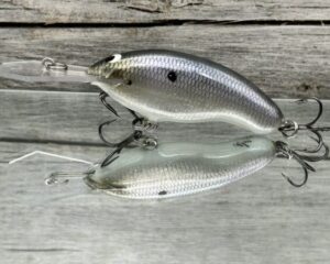 Black Label Balsa - Tapout Jr - Signature Series Custom Balsa Crankbait - Foiled American Shad Color