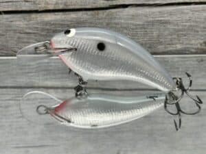 Black Label Balsa - Razor Signature Series - Balsa Crankbait - Foiled Grey Back Color