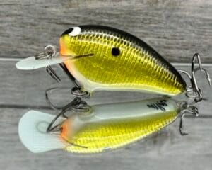 Black Label Balsa - Peanut - Signature Series Crankbait - Gold Foil Color - Zoom WEC Mutt