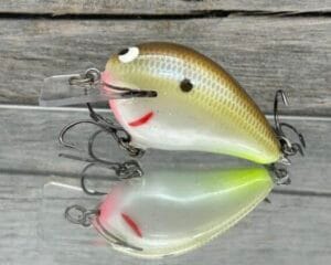 Black Label Balsa - Wreck Jr. - Custom Balsa Squarebill Crankbait - Cliff's Secret Color