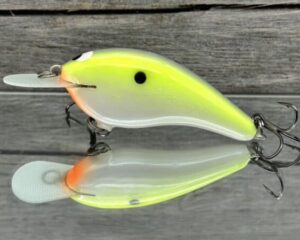 Black Label Balsa - Slim Series - Custom Balsa Crankbait - Pro Lavender Shad Color