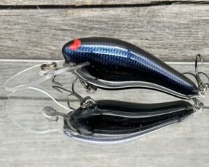 Black Label Balsa - K II - Custom Balsa Crankbait - Lights Out Color