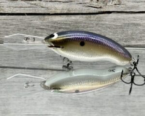 Black Label Balsa - Tapout Jr - Signature Series Custom Balsa Crankbait - Foiled Herring Color