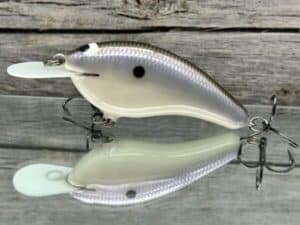 Black Label Balsa - Slim Series - Custom Balsa Crankbait - Bone Ozark Color