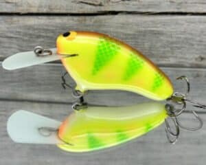 Black Label Balsa - Hickster MR- Balsa Crankbait - Pineapple Color