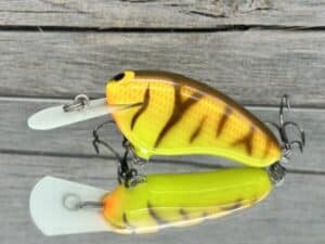 Black Label Balsa - Hickster MR- Balsa Crankbait - Spring Tiger Color