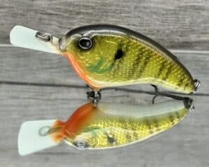 The Lure Forge - Pitching Wedge - Balsa Crankbait - Natural Gill Color