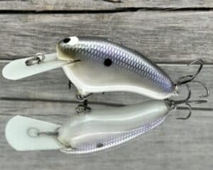 Black Label Balsa - Hickster MR- Balsa Crankbait - American Shad Color