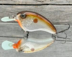 The Lure Forge - Flatside Mini - Balsa Crankbait - Tennessee Shad Color