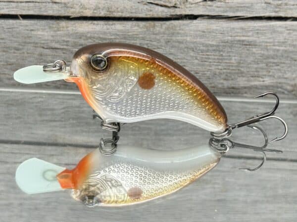 The Lure Forge - Flatside Mini - Balsa Crankbait - Tennessee Shad Color -  Wood Bait Country