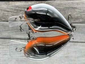 Black Label Balsa - Wreck - Balsa Squarebill - Skunk Orange Belly Color - Zoom WEC E-1