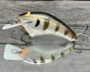 Black Label Balsa - Speedy - Signature Series Hybrid Squarebill Crankbait - Foiled Silver Gill Color