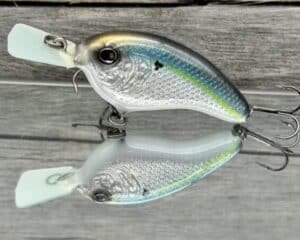 The Lure Forge - Pitching Wedge - Balsa Crankbait - Threadfin Shad Color