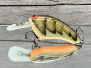 Black Label Balsa - Hickster MR- Balsa Crankbait - Phantom Green Craw Color