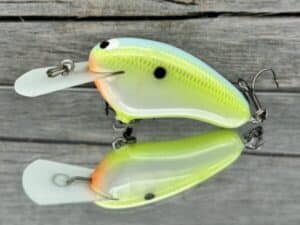 Black Label Balsa - Hickster MR- Balsa Crankbait - Citrus Candy Color